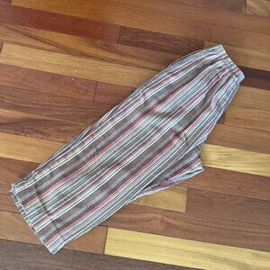 Alfred dunner linen capri pants size 12 boho